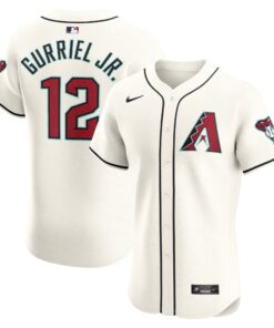 Lourdes Gurriel Jr. Arizona DiamondbacksHome Elite Player Jersey  White