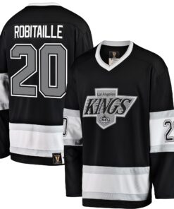 Luc Robitaille Los Angeles Kings Fanatics Premier Breakaway Retired Player Jersey  Black