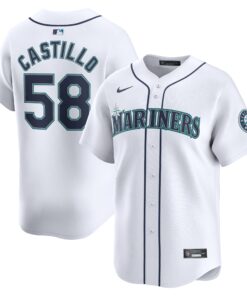 Luis Castillo Seattle MarinersHome Limited Player Jersey  White