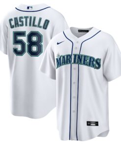 Luis Castillo Seattle MarinersHome Replica Jersey  White