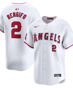 Luis Rengifo Los Angeles AngelsHome Limited Player Jersey  White