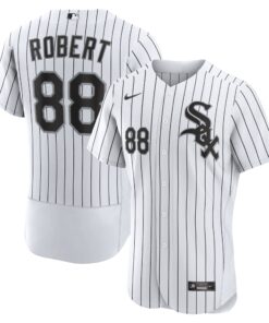 Luis Robert Chicago White SoxHome Authentic Player Jersey  WhiteBlack