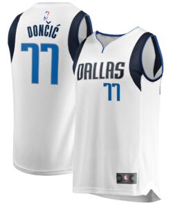 Luka Doncic Dallas Mavericks Fanatics Fast Break Men's Replica Jersey - Association Edition - White