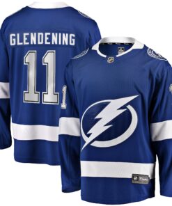 Luke Glendening Tampa Bay Lightning Fanatics Home Breakaway Jersey  Blue