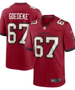 Luke Goedeke Tampa Bay Buccaneers  Game Player Jersey  Red