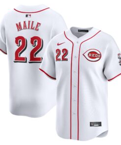 Luke Maile Cincinnati RedsHome Limited Player Jersey  White