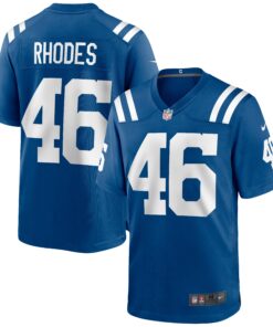 Luke Rhodes Indianapolis Colts  Game Jersey  Royal