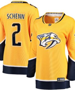 Luke Schenn Nashville Predators Fanatics Women_s Home Breakaway Player Jersey  Gold