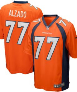 Lyle Alzado Denver Broncos  Game Retired Player Jersey  Orange