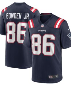 Lynn Bowden Jr. New England Patriots  Home Game Player Jersey  Navy