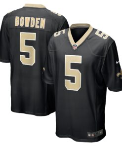 Lynn Bowden Jr. New Orleans Saints  Team Game Jersey   Black 1