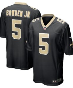 Lynn Bowden Jr. New Orleans Saints  Team Game Jersey   Black