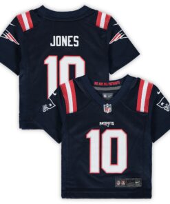 Mac Jones New England Patriots  Infant Game Jersey  Navy