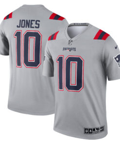 Mac Jones New England Patriots  Inverted Legend Jersey  Gray