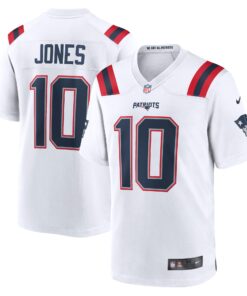 Mac Jones New England Patriots  Player Game Jersey  White