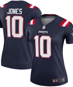 Mac Jones New England Patriots  Women_s Legend Jersey  Navy