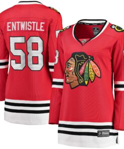 MacKenzie Entwistle Chicago Blackhawks Fanatics Women_s Home Breakaway Player Jersey  Red