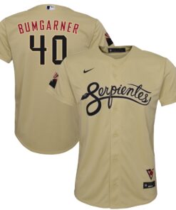 Madison Bumgarner Arizona DiamondbacksYouth City Connect Replica Player Jersey  Sand