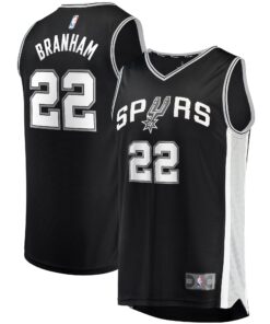 Malaki Branham San Antonio Spurs Fanatics Fast Break Replica Player Jersey - Icon Edition - Black
