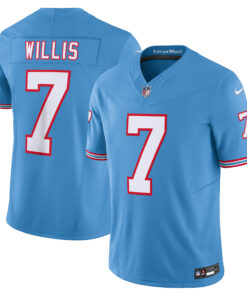 Malik Willis Tennessee Titans  Vapor F.U.S.E. Limited Jersey  Light Blue