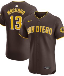 Manny Machado San Diego PadresRoad Elite Player Jersey  Brown