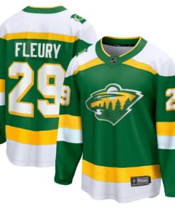 MarcAndre Fleury Minnesota Wild Fanatics Alternate Premier Breakaway Player Jersey  Green
