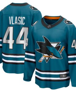 MarcEdouard Vlasic San Jose Sharks Fanatics Home Breakaway Player Jersey  Teal