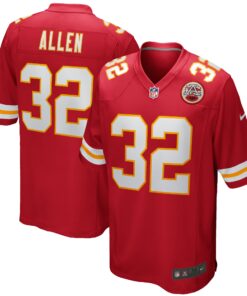 Marcus Allen Kansas City Chiefs  Game Retired Player Jersey  Red