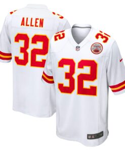 Marcus Allen Kansas City Chiefs  Retired Player Game Jersey  White
