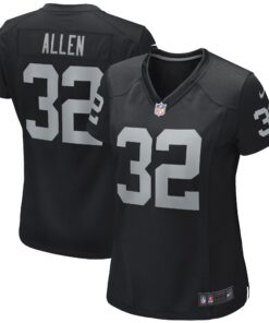 Marcus Allen Las Vegas Raiders  Women_s Game Retired Player Jersey  Black