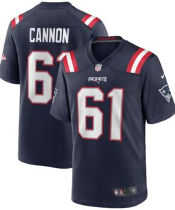 Marcus Cannon New England Patriots  Game Jersey  Navy