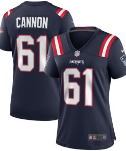 Marcus Cannon New England Patriots  Women_s Game Jersey  Navy