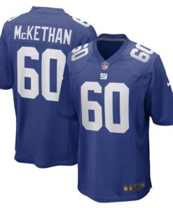 Marcus McKethan New York Giants  Game Player Jersey  Royal