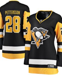Marcus Pettersson Pittsburgh Penguins Fanatics Women_s Home Breakaway Player Jersey  Black