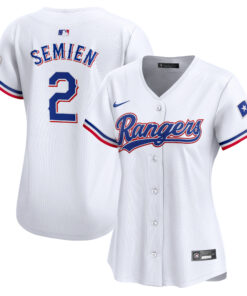 Marcus Semien Texas RangersWomen_s  Home Limited Player Jersey  White