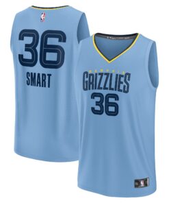 Marcus Smart Memphis Grizzlies Fanatics Youth Fast Break Player Jersey - Statement Edition - Light Blue