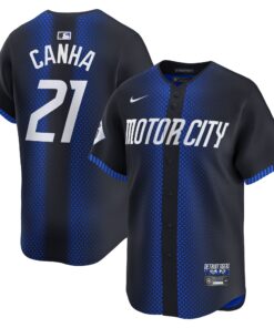 Mark Canha Detroit Tigers2024 City Connect Limited Jersey  Navy