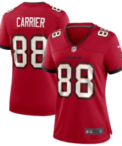 Mark Carrier Tampa Bay Buccaneers  Women_s Game Retired Player Jersey  Red