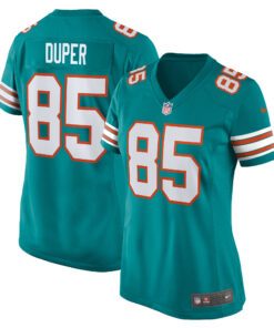 Mark Duper Miami Dolphins  Women_s Retired Player Jersey  Aqua