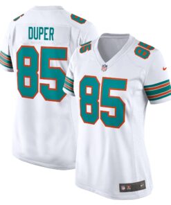 Mark Duper Miami Dolphins  Women_s Retired Player Jersey  White