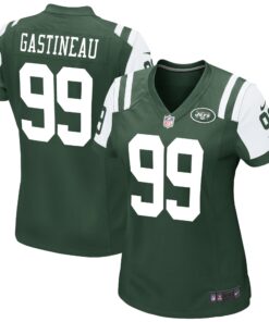 Mark Gastineau New York Jets  Women_s Retired Game Jersey  Green