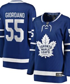 Mark Giordano Toronto Maple Leafs Women_s Fanatics Home Breakaway Player Jersey  Blue