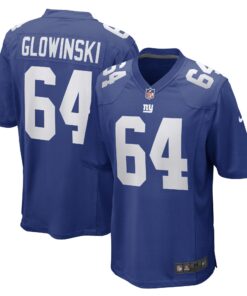 Mark Glowinski New York Giants  Game Player Jersey  Royal
