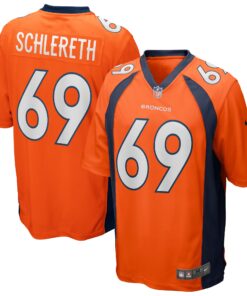 Mark Schlereth Denver Broncos  Game Retired Player Jersey  Orange
