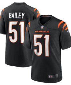 Markus Bailey Cincinnati Bengals  Game Jersey  Black