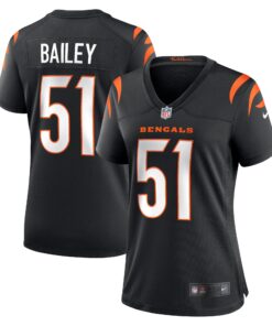 Markus Bailey Cincinnati Bengals Women_s  Game Jersey  Black