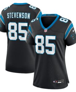 Marquez Stevenson Carolina Panthers  Women_s Team Game Jersey   Black