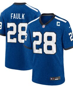 Marshall Faulk Indianapolis Colts  Indiana Nights Alternate Game Jersey  Royal