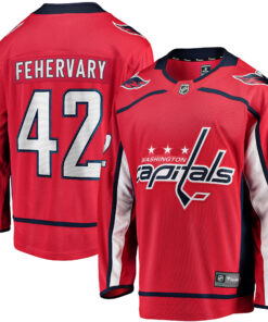 Martin Fehervary Washington Capitals Fanatics Home Breakaway Player Jersey  Red
