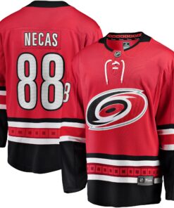 Martin Necas Carolina Hurricanes Fanatics Alternate Breakaway Player Jersey  Red
